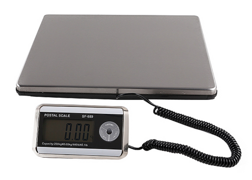 Scale Digital Floor Postal Electronic Weigh 150KG x 20g AC Power or Batteries