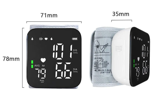 Blood Pressure Measuring Instrument Electronic Sphygmomanometer Wrist Type