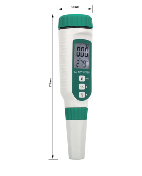 Salinity Salt Levels Temperature Meter Analyzer Test Water Quality Tester AR8012