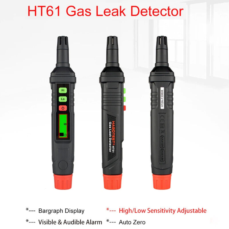 Gas Analyzer Combustible Gas Detector Gas Leak Locator Flammable Natur