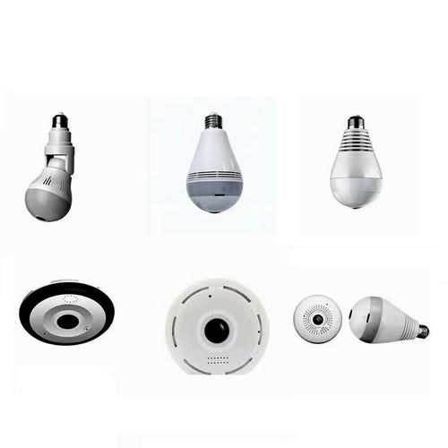 Wireless Light Bulb Cam Full HD 1080P IP Camera E27 Home Security Lamp Cam