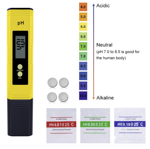 pH EC TDS  Pen Testers LCD Digital Display Water Quality Monitor Test 2 Meters