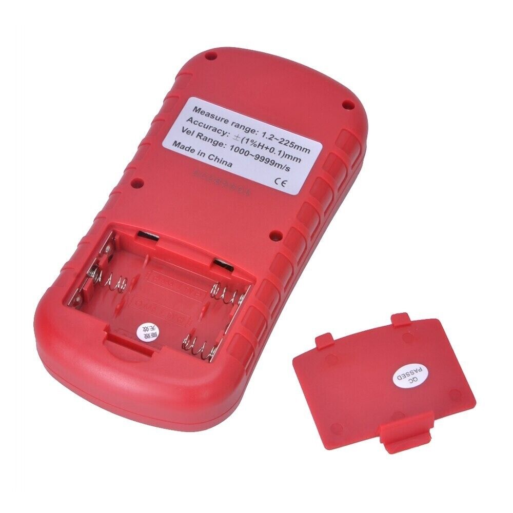 Thickness Gauge Ultrasonic Meter Auto Calibration Measure 1.2 - 225.0mm RZ GM100