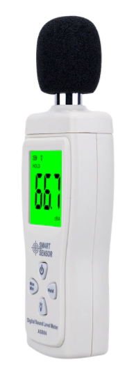 Digital Sound Noise Level Meter Testing Monitor 30-130dBA SMART SENSOR AS804