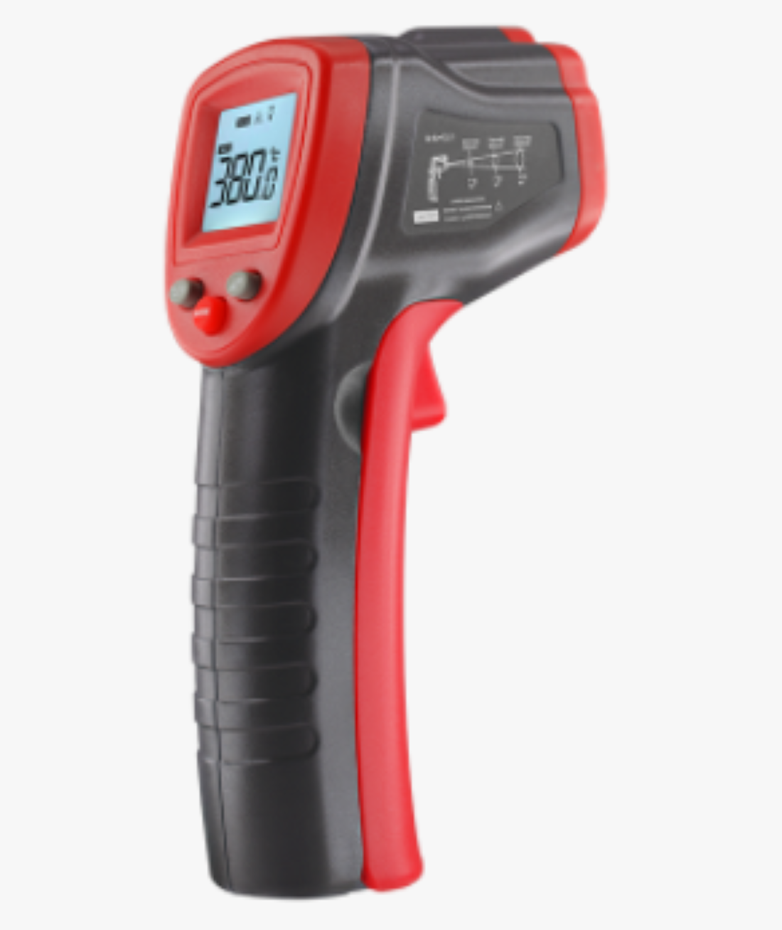 Non Contact Infrared Thermometer Temperature -50-380°C Laser Temp Gun IR WT320