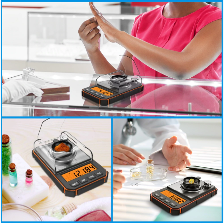 Electronic Scales Mini Lab Balance 50g x 0.001g High Precision Analytical Weigh