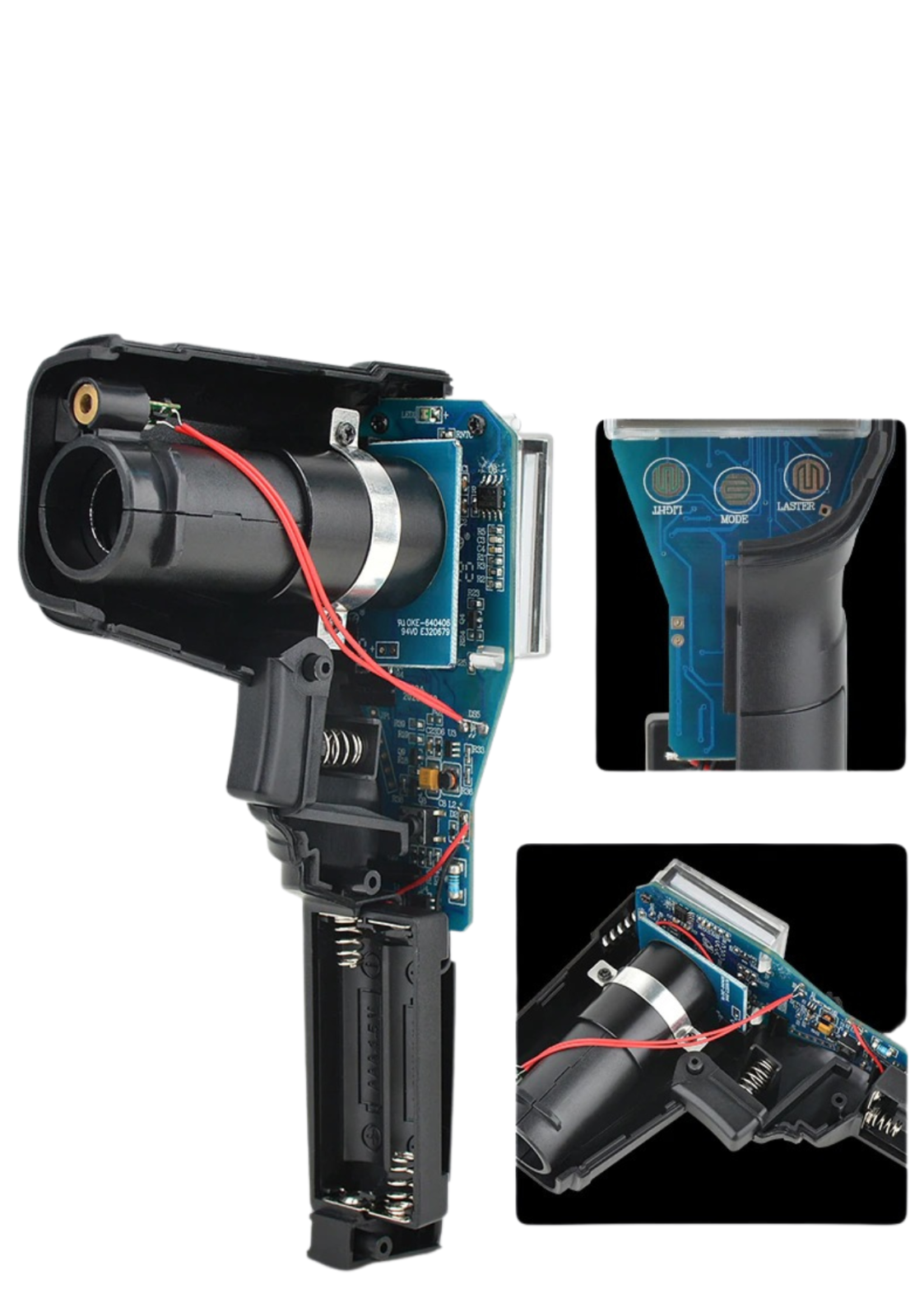 Infrared Thermometer High Temperature Non-Contact Temperature Humidity Meter