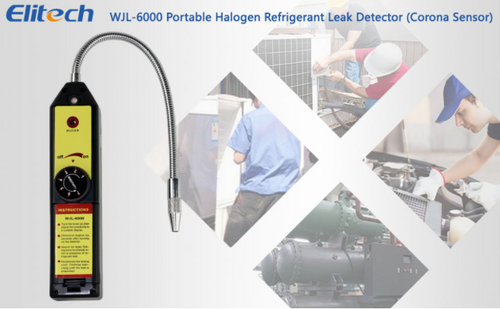 Leak Detector Refrigerant Hvac Halogen Gas Freon Sensor High Accuracy Eletech