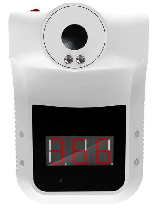 Wall Mounted Digital Thermometer Non-contact Temperature With Alarm & USB K3