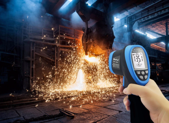 Infrared Thermometer -50-1800℃ Pyrometer IR Temperature Gun Noncontact HP-1800