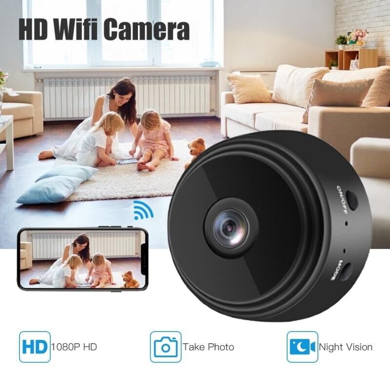 Mini Camera Wireless Spy Security Remote Control Surveillance Night Camcorder