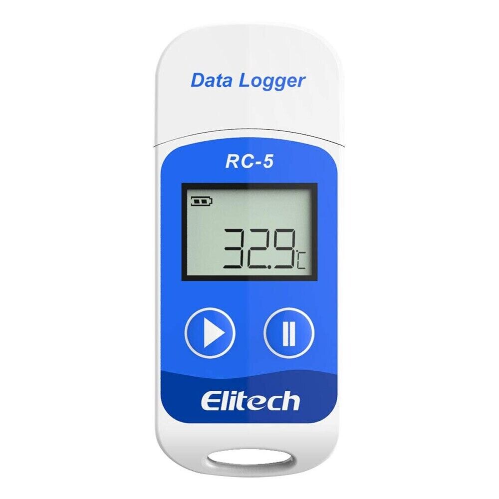 Temperature Data Logger USB Recorder 32000 Points High Accuracy Elitech RC-5