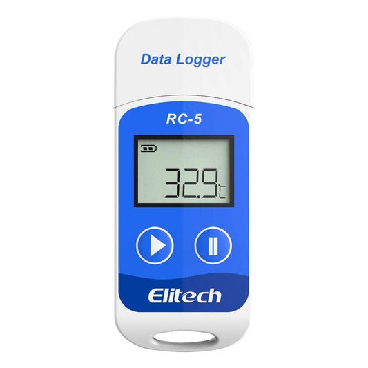 Temperature Data Logger USB Recorder 32000 Points High Accuracy Elitech RC-5