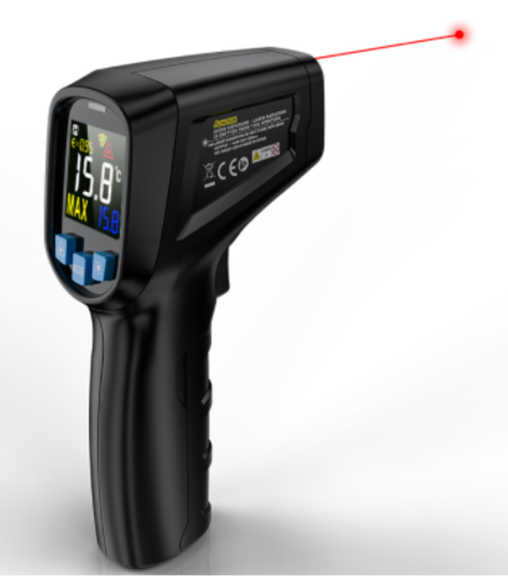 Non Contact Infrared Thermometer -50 to 400 °C Temperature Laser Gun  MESTEK IR