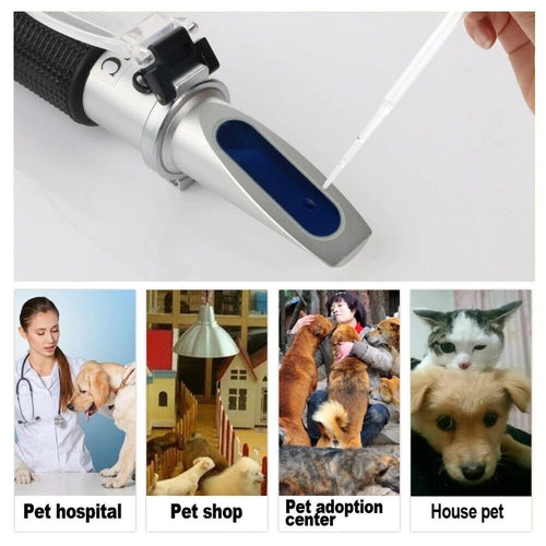Refractometer Pet Dog Cat Protein Serum Plasma Haemoglobin Urine S.G Tester