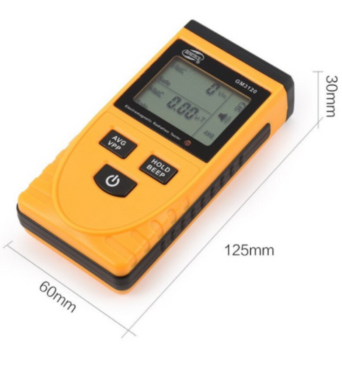 Electromagnetic Field Radiation Detector EMF Tester Meter Benetech GM3120