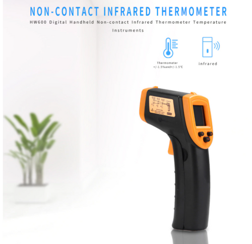 Temperature Gun -50-600℃ Non-Contact Digital Laser Infrared IR Thermometer HW600