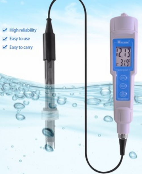 pH Meter Measures 0-14 Tests Tester Aquariums Hydroponics Pools Aquaponics Urine