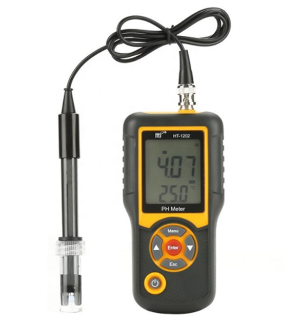 pH Temp Meter Millivolt Tester Monitor LCD Measure Instrument Water test 0-14