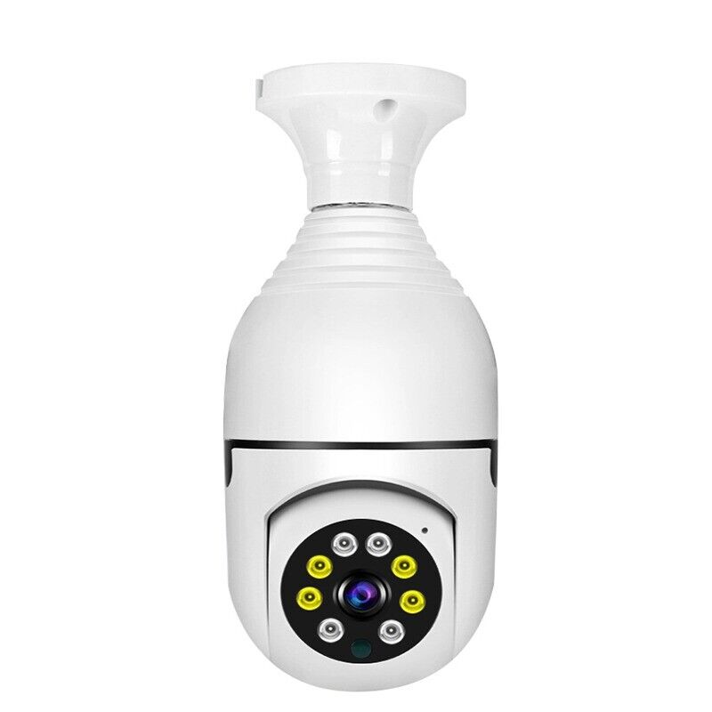 Wireless Light Bulb Cam Full HD 1080P IP Camera E27 Home Security Lamp Cam