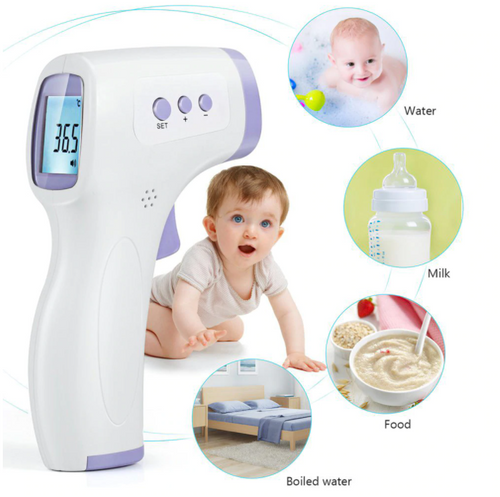 Digital Forehead Thermometer Non Contact Infrared For Baby & Adult Temperature