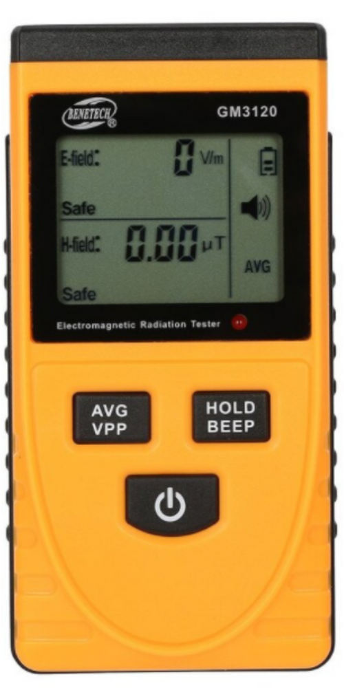 Emf Testing Machine EMF Tester Meter Electromagnetic Field Radiation Detector Benetech GM3