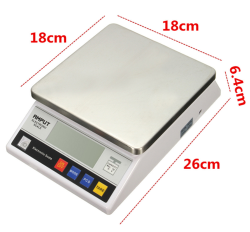 5Kg 5000g x 0.1g Electronic Weighing Balance Counting Scale Digital Back Lit