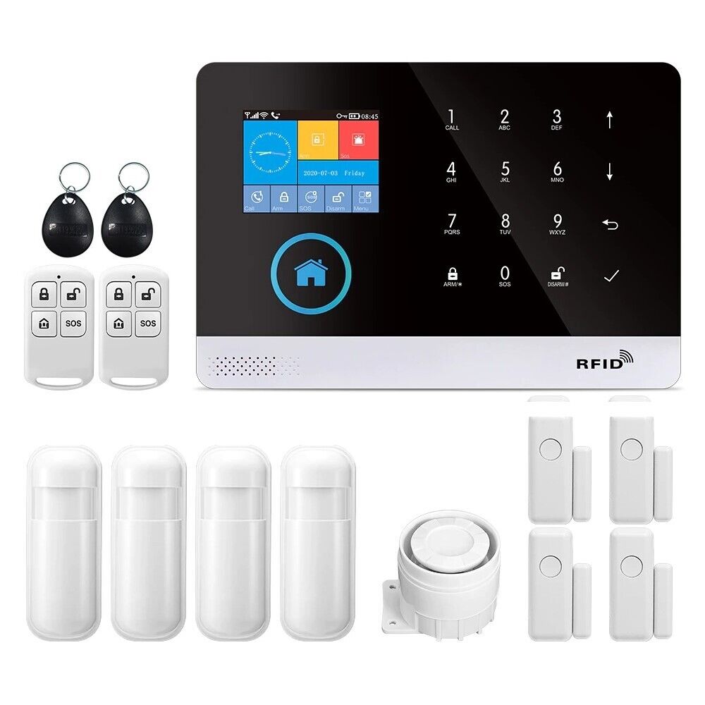 Wireless Alarm System Smart WIFI Home Office Burglar Security Alarm DIY