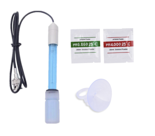 PH Probe Electrode Replacement Sensor BNC 70 cm Cable Aquariums Hydroponics Lab