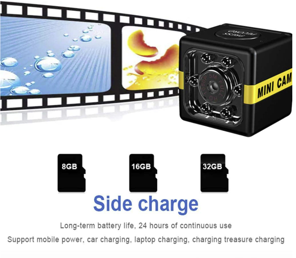 COP CAM Security Camera Motion Detection Night Vision Recorder HD Mini Cam DM