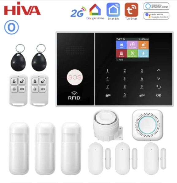 Home Security Alarm System Burglar Supports Alexa GSM Tuya Smart Life App