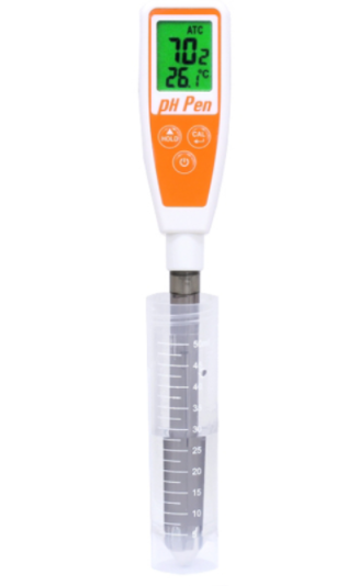 pH Meter Measures Reads 0-14 Tests Tester 12cm long Probe Self Calibration IP65