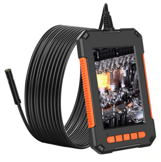 Endoscope Industrial 4.3 Inch LCD Color Screen HD1080P 8 LED 5m Cable 8mm Camera