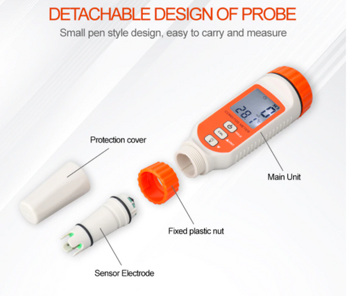 EC TDS Temperature Conductivity Water Quality Meter Analyzer Tester AR8011