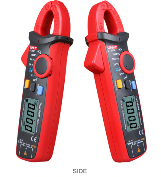 Digital Clamp Meter Multimeter True RMS 100Amp 600V AC DC UNI-T UT210E
