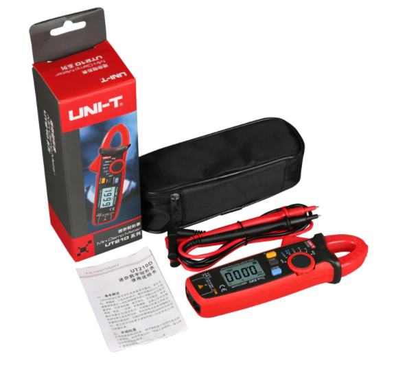 Digital Clamp Meter Multimeter True RMS 100Amp 600V AC DC UNI-T UT210E