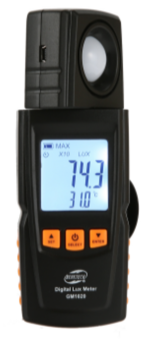 Lux Light Meter Data Logger Digital Handheld Measure Luminometer LCD USB GM1020