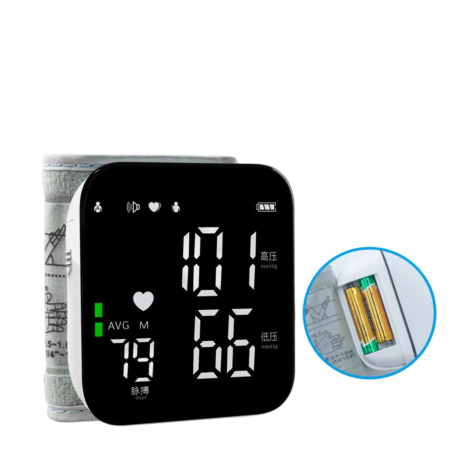 Blood Pressure Measuring Instrument Electronic Sphygmomanometer Wrist