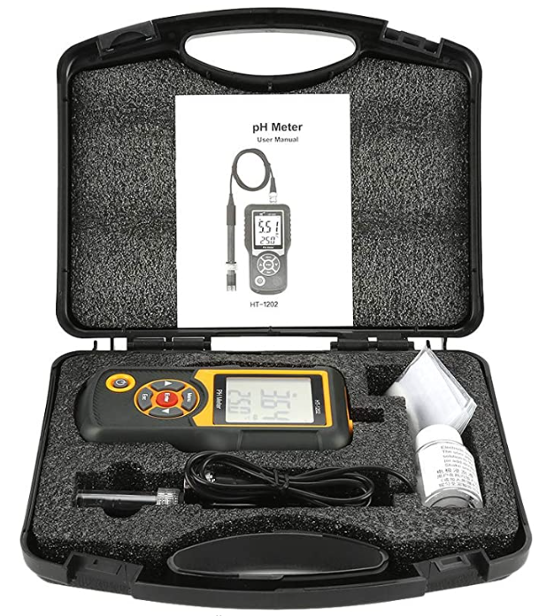 pH Temp Meter Millivolt Tester Monitor LCD Measure Instrument Water test 0-14