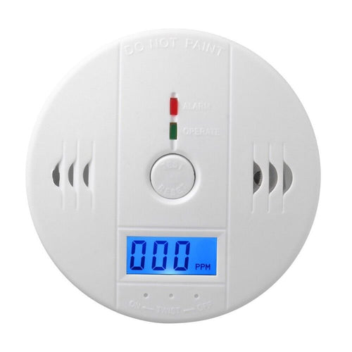 Carbon-Monoxide CO Detector Poisoning Gas Sensor Monitor Warning LCD Alarm Set