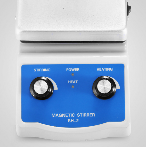 Magnetic Stirrer Hot Plate Stirring 1000ml 0 to 380℃ Dual Control Stir Heat SH-2