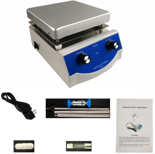 Magnetic Stirrer Hot Plate Stirring 3000ml 0 to 380℃ Dual Control Stir Bar SH-3