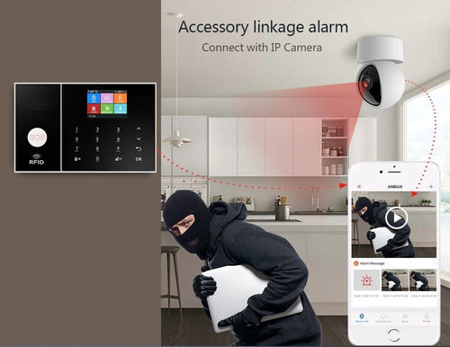 Home Security Alarm System Burglar Supports Alexa GSM Tuya Smart Life App