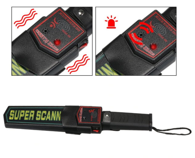 Metal Detector Handheld Security High Performance Pin Pointer Super Sc