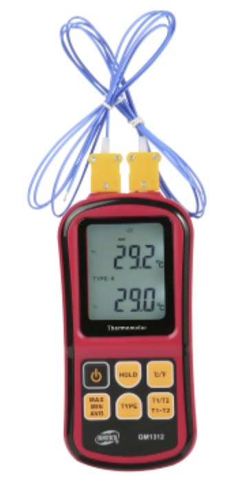 Digital Thermometer Temperature Temp Thermocouple Measure Meter Probes GM1312
