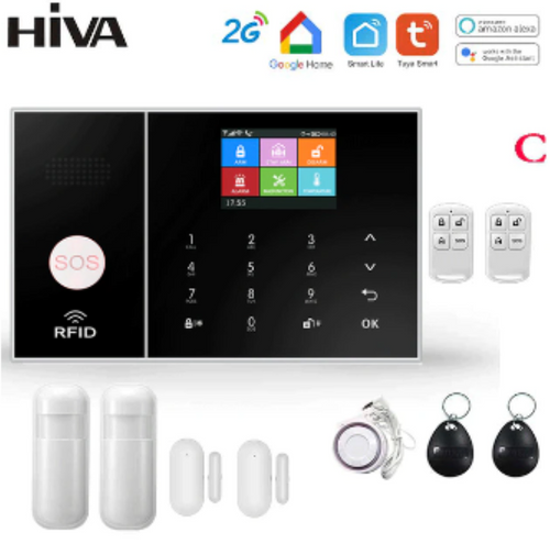 Home Security Alarm System Burglar Supports Alexa GSM Tuya Smart Life App