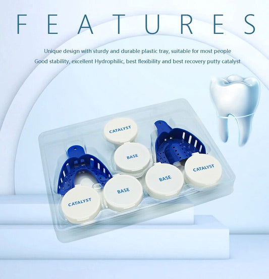 Dental Impression Kit With Putty For Teeth Whitening Grinder Guard and Aligner
