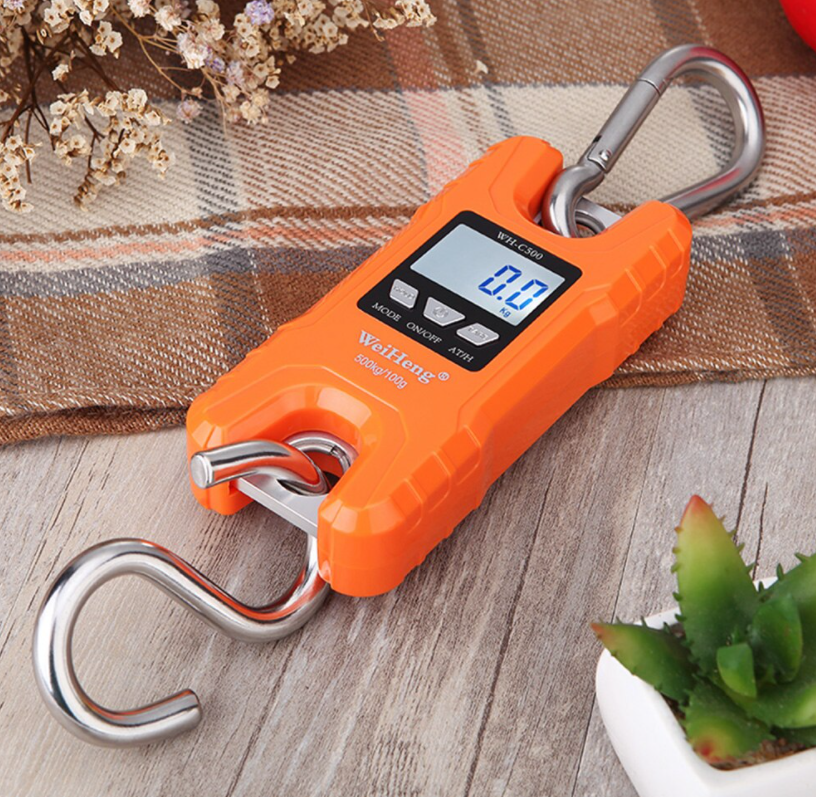 Crane Hanging Scale 500Kg x 0.1g Mini Portable LCD Digital Electronic Weighing (Copy)