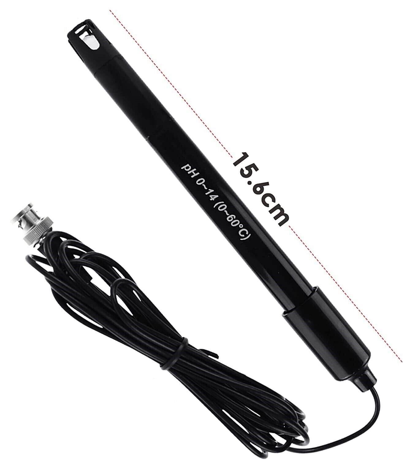 PH Electrode Probe 3M Cable BNC Type 3 Meter Cable Wide Liquid Applications