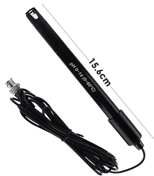 PH Electrode Probe 3M Cable BNC Type 3 Meter Cable Wide Liquid Applications
